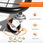 Rolling Laundry Hamper with Wheels and Removable Bag