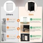 Rolling Laundry Hamper with Wheels and Removable Bag