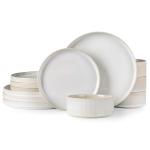 Terra Ceramic Dinnerware Set for 4, 12 Pieces