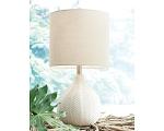 Ashley Rainermen Casual Ceramic Table Lamp, Off White
