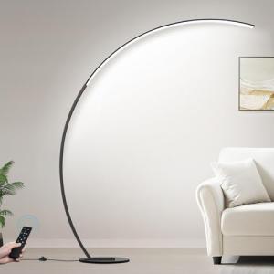 Dimmable LED Arc Floor Lamp with Remote Control