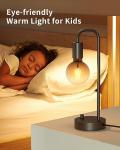 Dimmable Industrial Table Lamp for Bedroom & Office