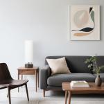 Dimmable Touch Table Lamp with Fabric Shade