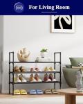 Kitsure 3-Tier Shoe Rack Organizer for Any Space