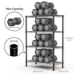 Heavy-Duty 4-Tier Steel Storage Shelving Unit