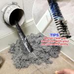 Holikme Dryer Vent Cleaner Kit 2 Pack - Household Cleaning Supplies 304 Stainless Steel Dryer Lint Brush Home Essentials for Lint Trap Dust Vacuum Brush