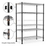 Heavy-Duty 4-Tier Steel Storage Shelving Unit