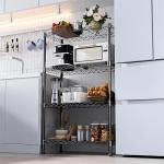 Heavy-Duty 4-Tier Steel Storage Shelving Unit