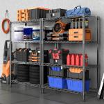 Heavy-Duty 4-Tier Steel Storage Shelving Unit