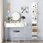 7-Tier Wall-Mounted Floating Shelf with LED Lights