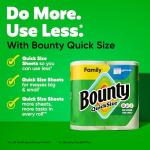 Bounty Quick Size White Paper Towels, 8 Rolls