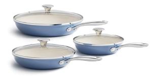 Redchef Ceramic Nonstick Cookware Set in Blue