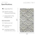 Quick Dry Microfiber Kitchen Tea Towels - 2 Pack