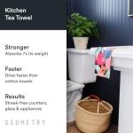 Quick Dry Microfiber Kitchen Tea Towels - 2 Pack