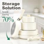 19-Piece Non-Toxic Ceramic Cookware Set