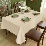 Linen Rectangle Tablecloth for Fall Dining, 60 x 84 Inch