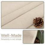 Linen Rectangle Tablecloth for Fall Dining, 60 x 84 Inch