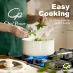 19-Piece Non-Toxic Ceramic Cookware Set