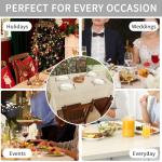 Linen Rectangle Tablecloth for Fall Dining, 60 x 84 Inch