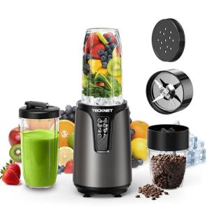 TECKNET 1000W Portable Bullet Blender for Smoothies