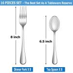 16-Piece Stainless Steel Silverware Set