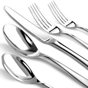 40-Piece Stainless Steel Silverware Set for 8