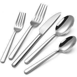TININA 40-Piece Stainless Steel Silverware Set