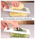 NACOLUS 5-in-1 Cheese Grater and Vegetable Slicer