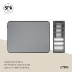 Umbra UDRY Drying Rack and Microfiber Dish Mat