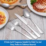 16-Piece Stainless Steel Silverware Set