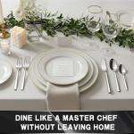 TININA 40-Piece Stainless Steel Silverware Set