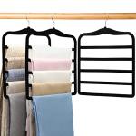 3-Pack Velvet Closet Organizers and Pants Hangers