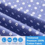 Floral Cotton Apron for Women with Pockets