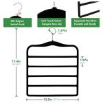 3-Pack Velvet Closet Organizers and Pants Hangers