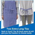 Floral Cotton Apron for Women with Pockets