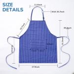 Floral Cotton Apron for Women with Pockets