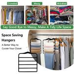 3-Pack Velvet Closet Organizers and Pants Hangers
