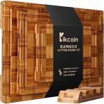 Kikcoin Set of 3 Extra Large Bamboo Cutting Boards