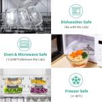 34-Piece Airtight Glass Food Storage Set