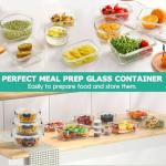 34-Piece Airtight Glass Food Storage Set