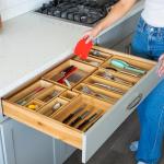 Bamboo Drawer Organizer Set - 14 Versatile Boxes