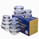 12-Pack Glass Meal Prep Containers with Lids