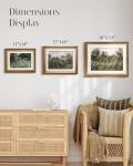 Gold Framed Vintage Meadow Wall Art 13x16inch