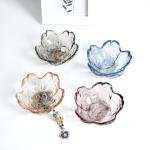 Crystal Blue Flower Jewelry Tray for Vanity