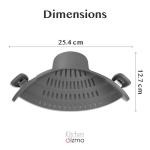 Snap N' Strain Silicone Pasta Strainer Clip-On