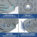 Silicone Faucet Handle Drip Catcher Tray - Grey