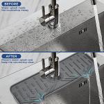 Silicone Faucet Handle Drip Catcher Tray - Grey