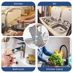 Silicone Faucet Handle Drip Catcher Tray - Grey