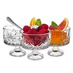 Godinger Dublin Clear Glass Trifle Set, 16 Pieces