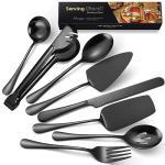 8-Piece Stainless Steel Serving Utensils Set